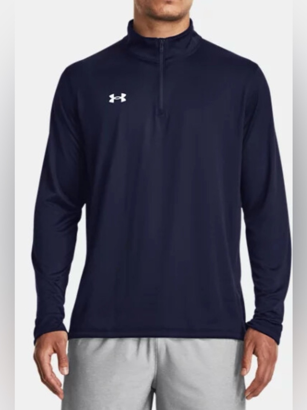 Under Armour Navy Quarter-Zip Training Top